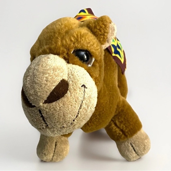 RUSS Morocco Oasis Camel With Colourful Saddle Blanket 10 Inches Adorable Plush - Picture 1 of 7
